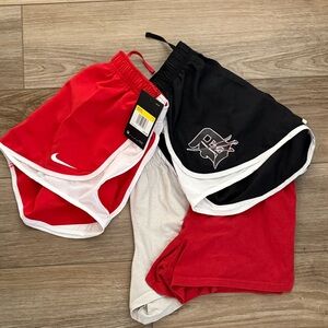 Nike woman Red and Black Sports Shorts